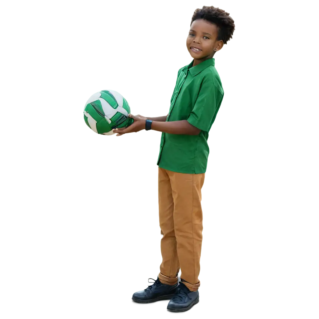 African-Boy-Holding-Ball-HighQuality-PNG-Image-for-Diverse-Applications