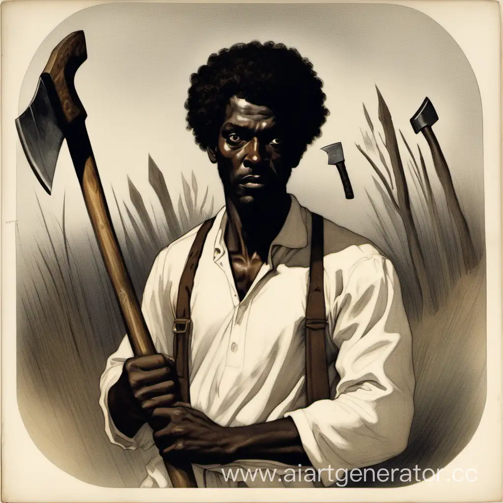 Rural-Craftsman-with-Axe-Stylishly-Dressed-African-American-Artisan
