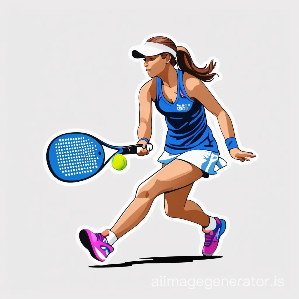 Female-Padel-Player-Logo-Design-in-High-Resolution