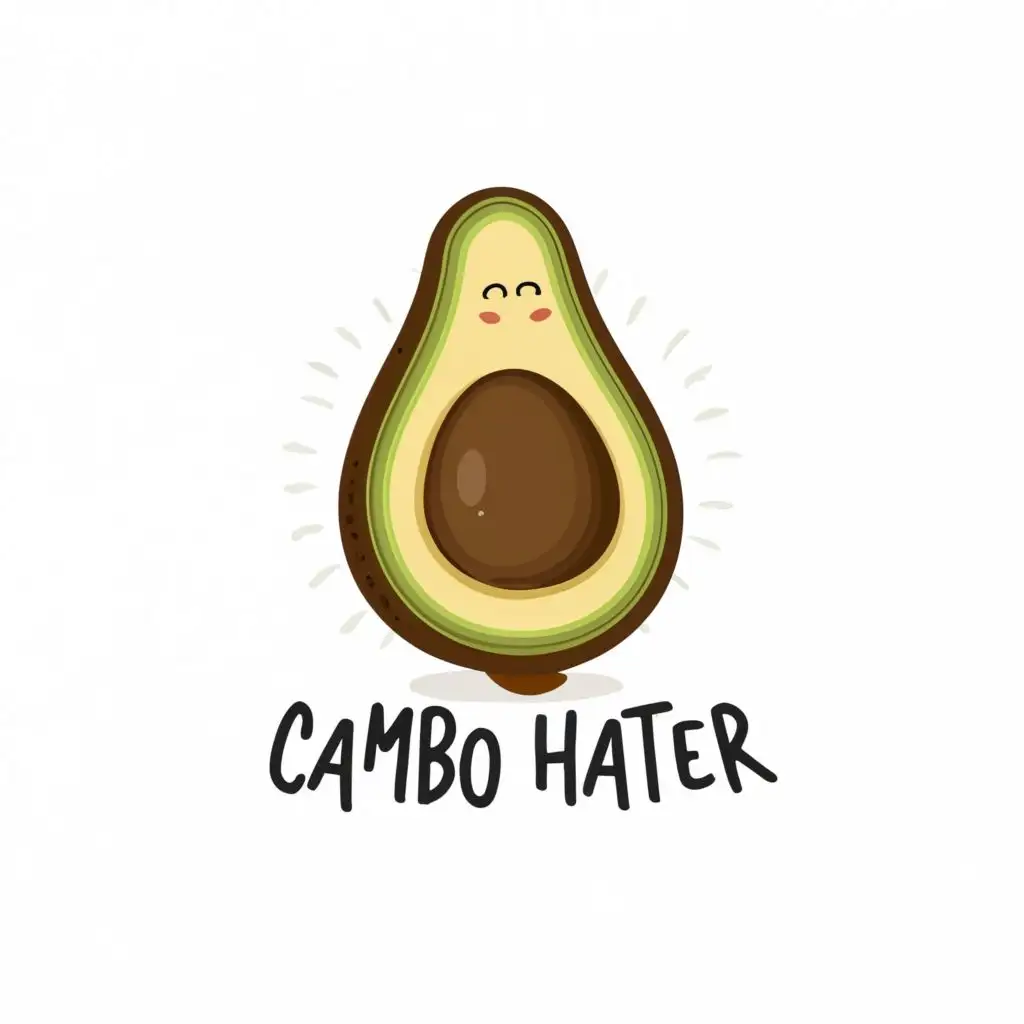 logo, avocado, with the text "Cambo hater", typography, be used in Internet industry