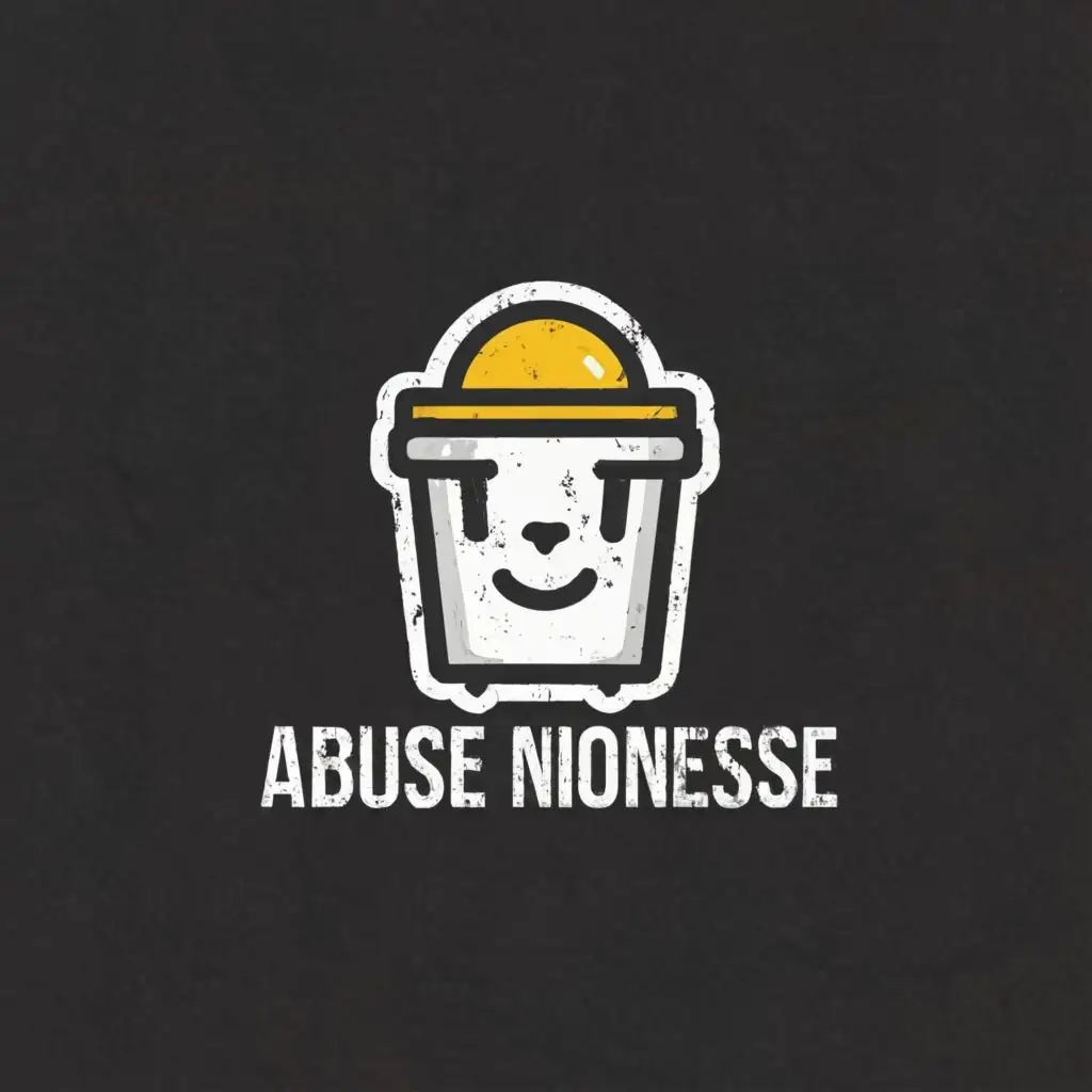 LOGO-Design-For-Abuse-Nonsense-Trash-Can-Icon-for-the-Entertainment-Industry