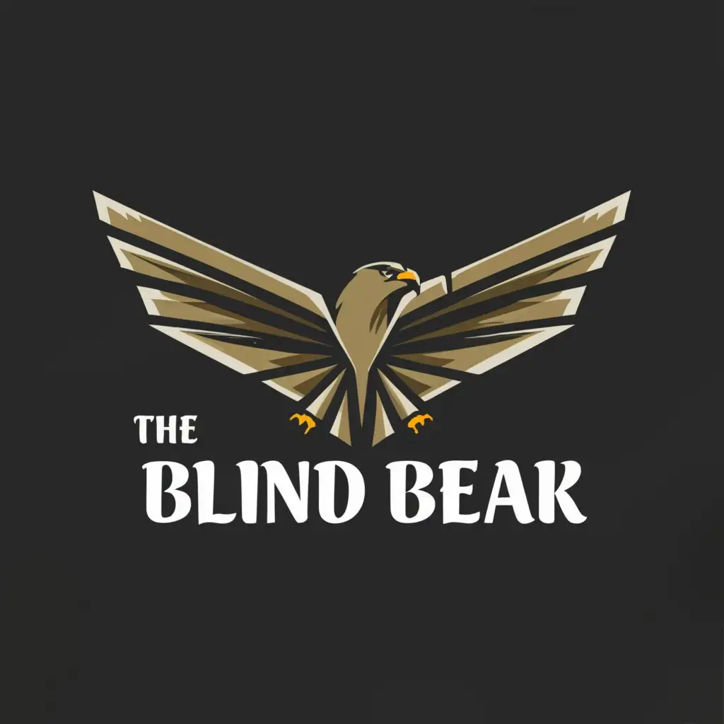 a logo design,with the text "The Blind Beak", main symbol:Eagle,Moderate,be used in Animals Pets industry,clear background
