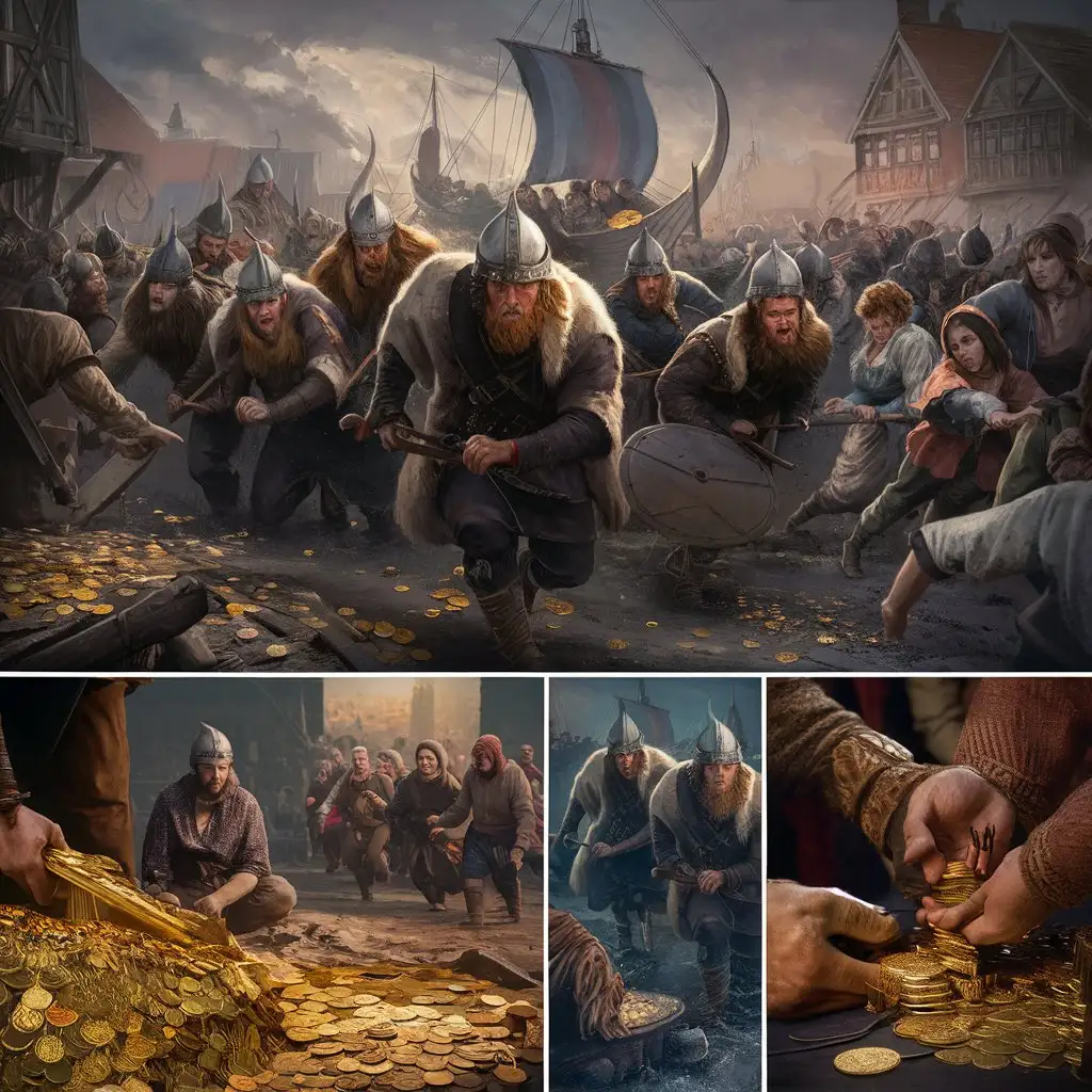 Vikings-Pillage-Gold-from-City-Dwellers