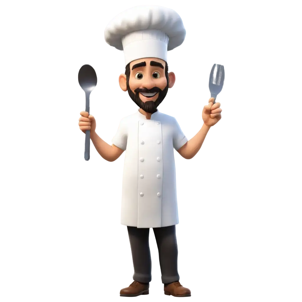Cartoon-Chef-PNG-Whimsical-Culinary-Art-for-Digital-Platforms