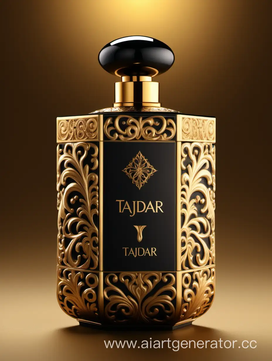 Luxurious-Perfume-Box-Design-TAJDAR-Gold-Elegance