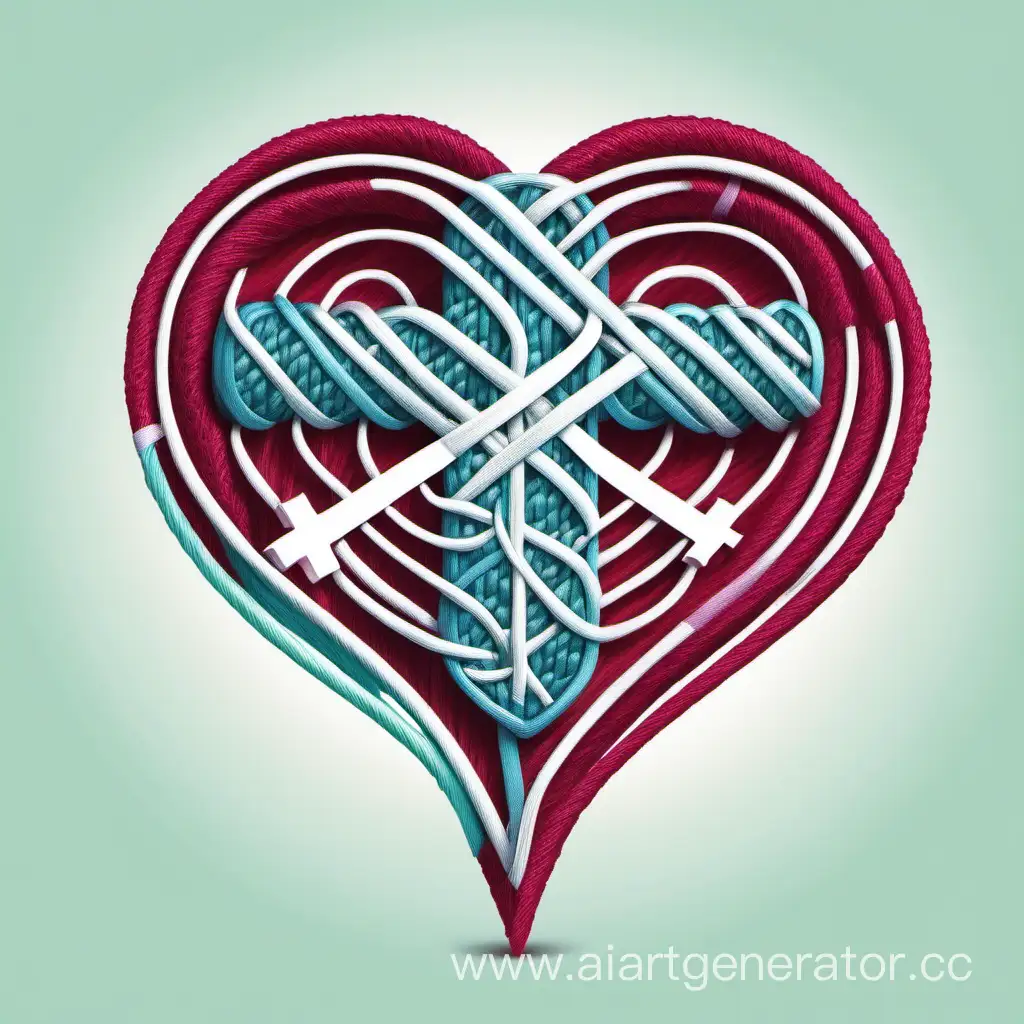 HeartShaped-Medical-Cross-Logo-Crafted-with-Care-Threads