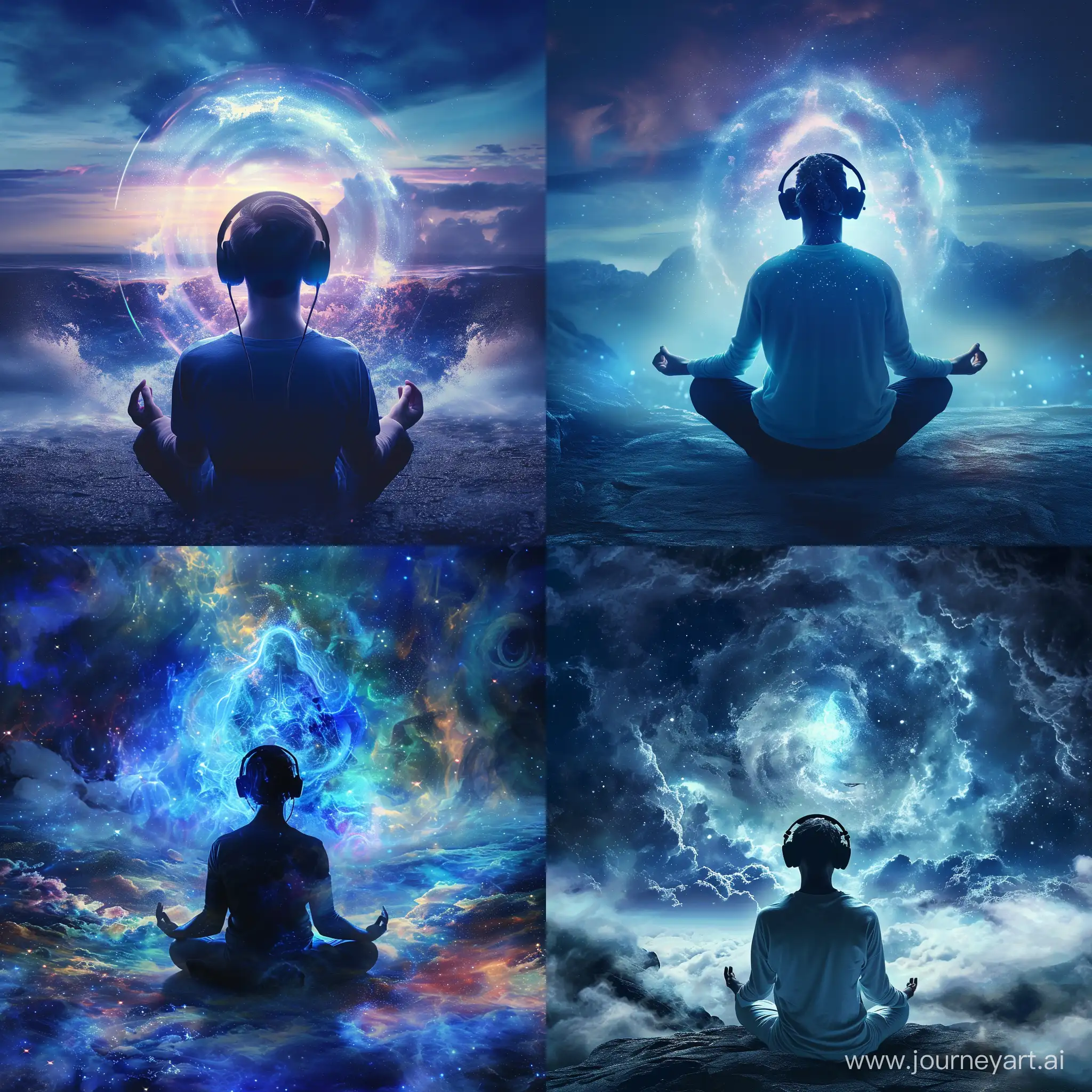 Serene-Meditation-in-Mystical-Surroundings-with-Headphones