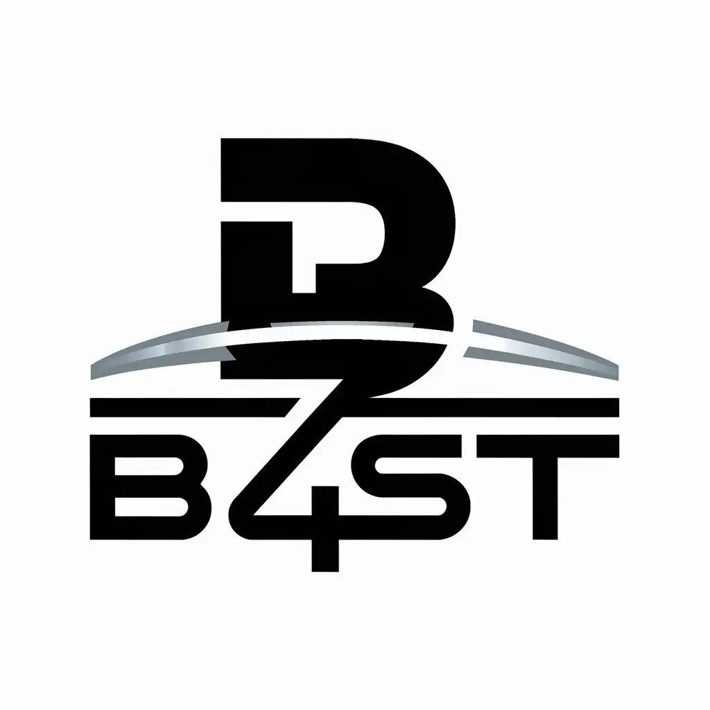 draw me simple and new  logo for IT company "B4ST"