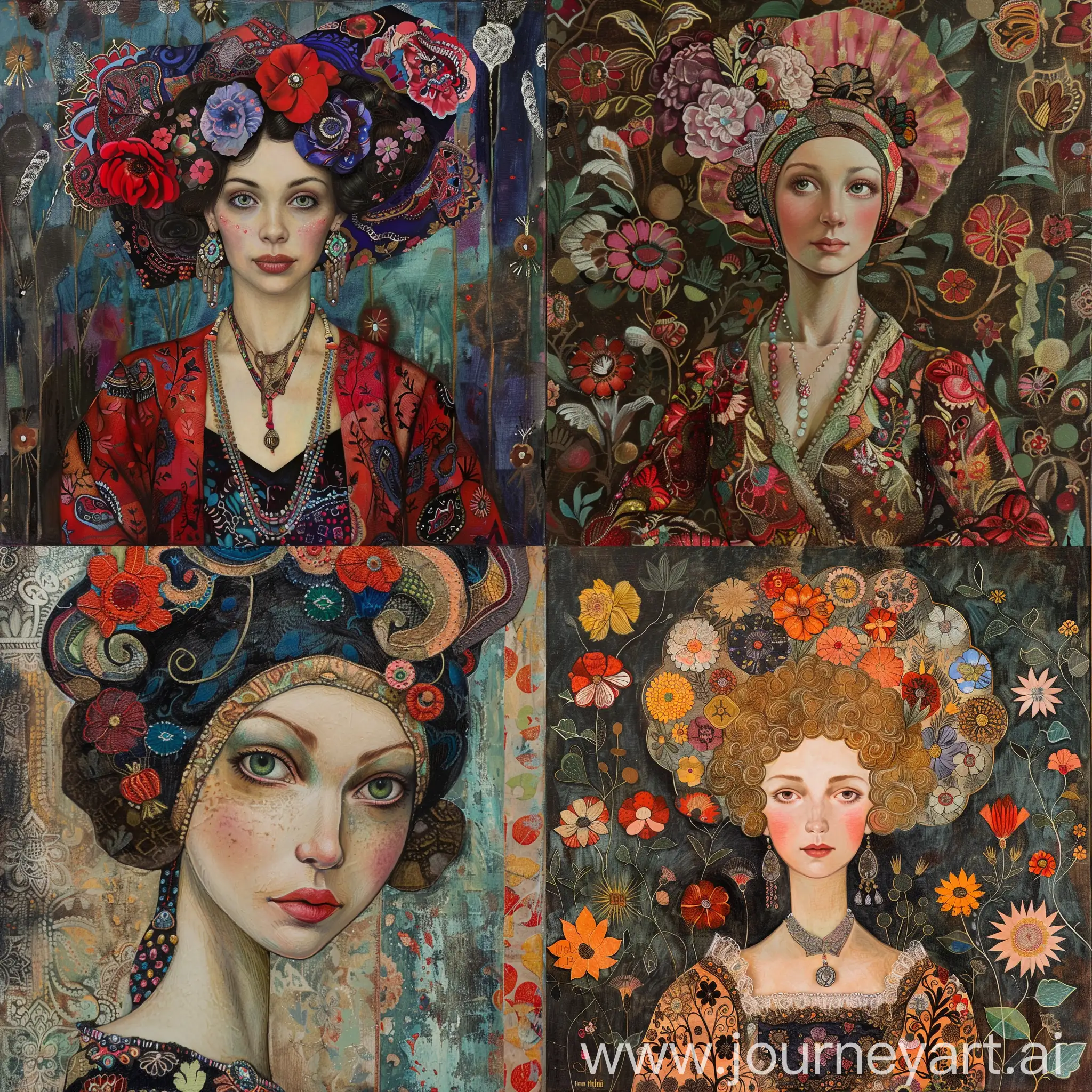 Tatyana Evgeniyevna Babushkina by Anna Silivonchik and Catrin Welz-Stein, eclectic style
