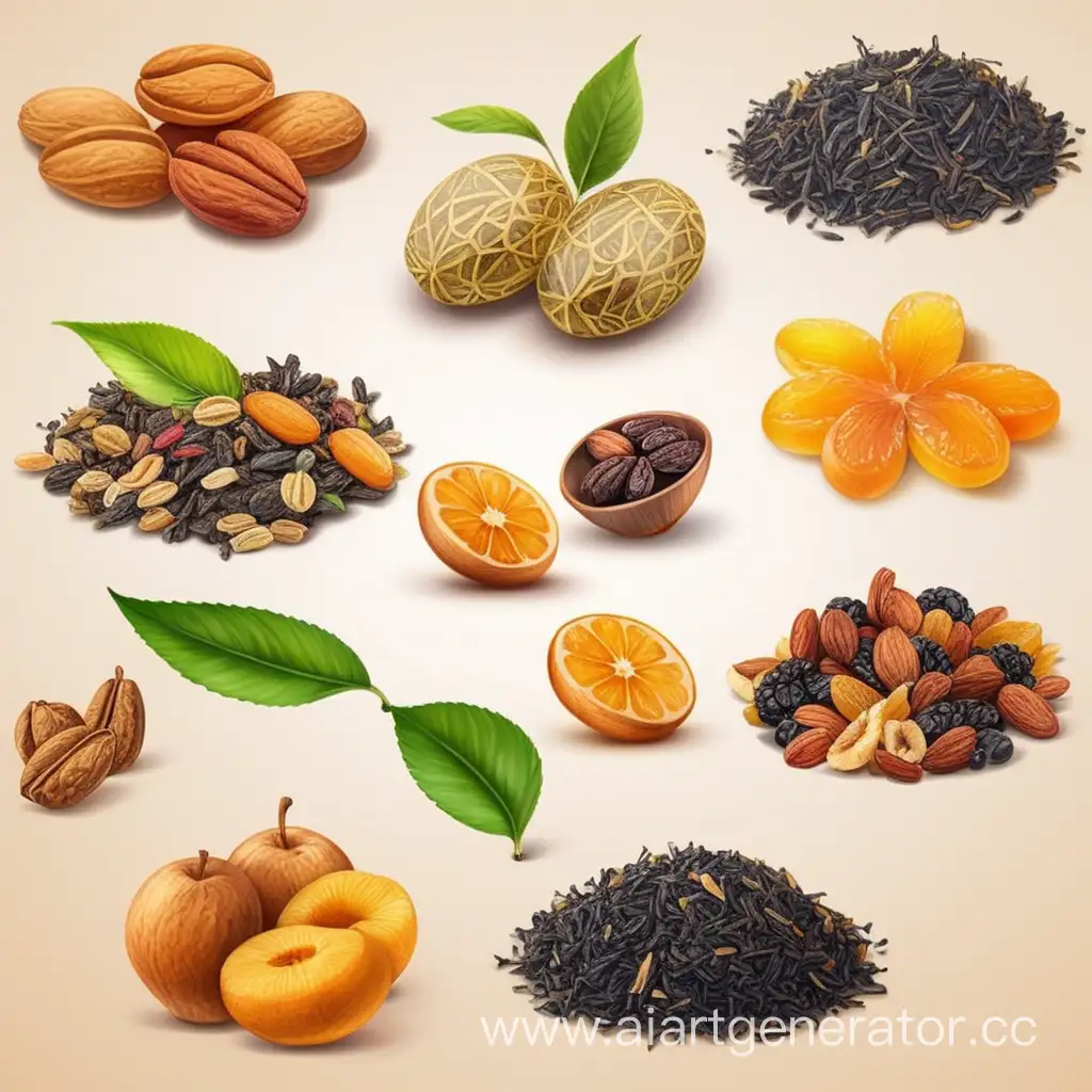 Tea-and-Dried-Fruits-Company-Logo-Design