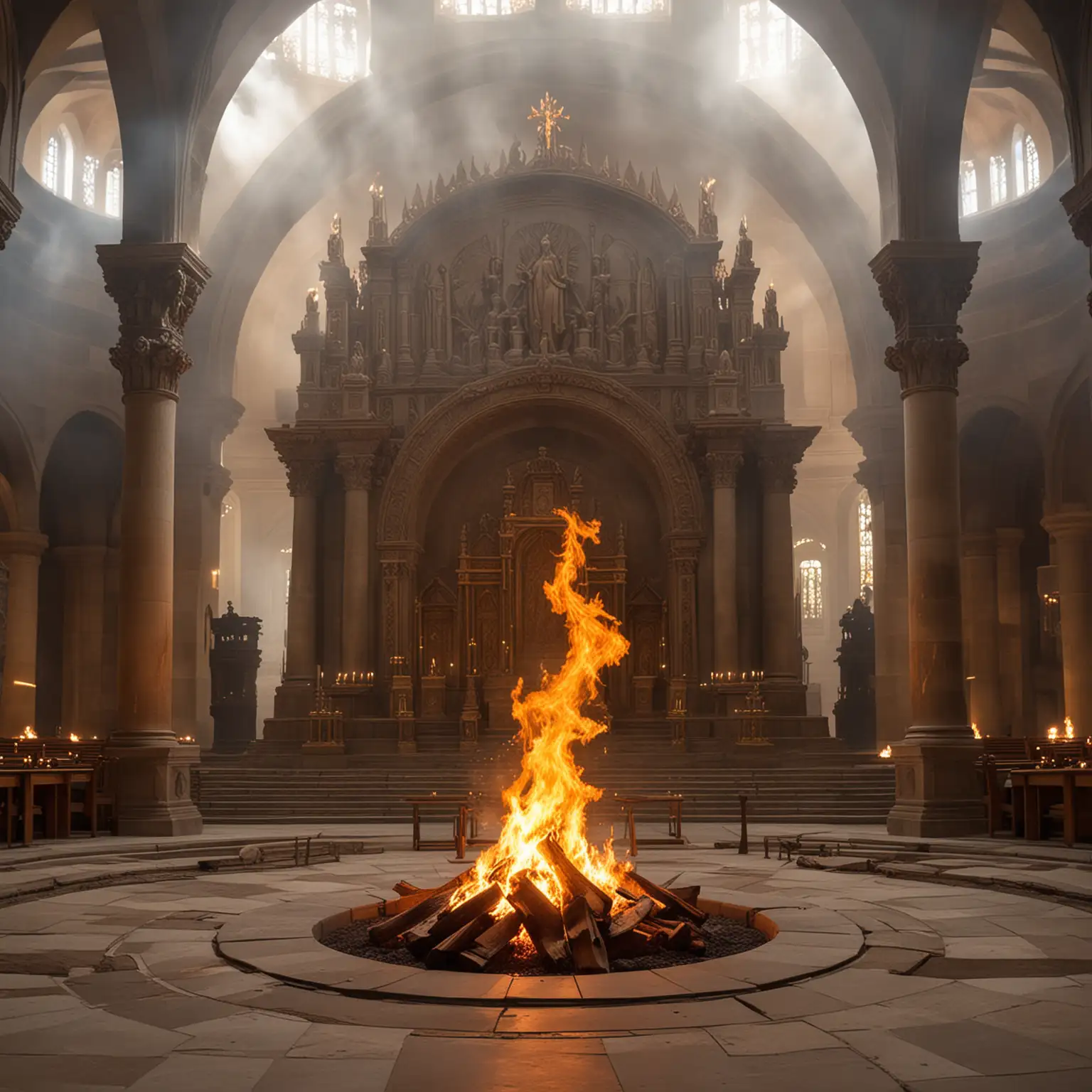 Sacred-Sanctuary-with-Central-Fire-Symbolizing-Strength-and-Spirituality