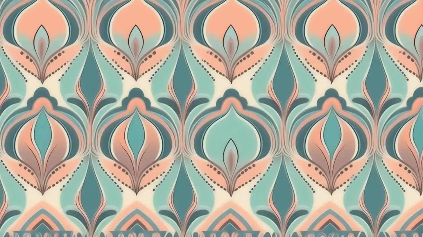colorful vintage pattern