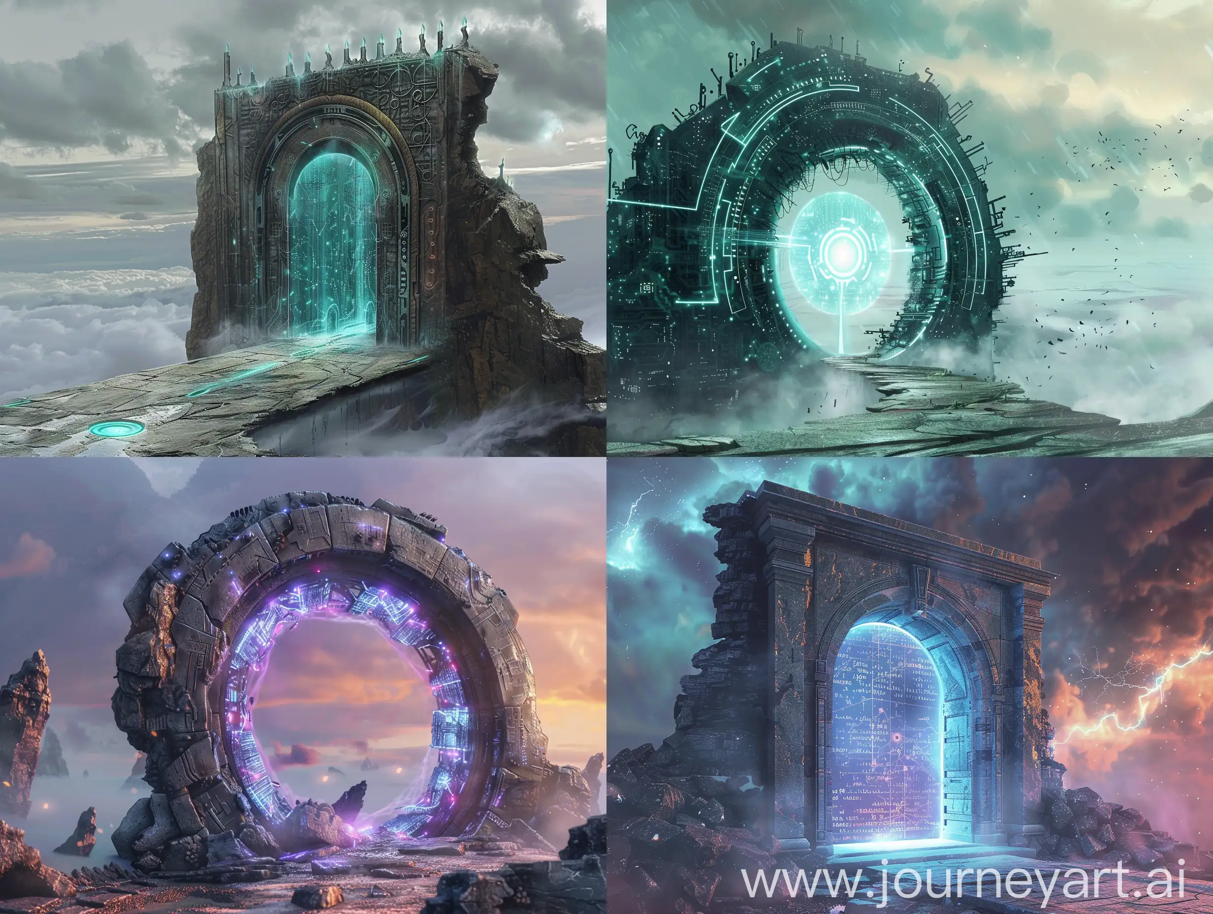 Photorealistic-Fantasy-Magic-Gate-Portal-to-the-World-of-Machine-Data