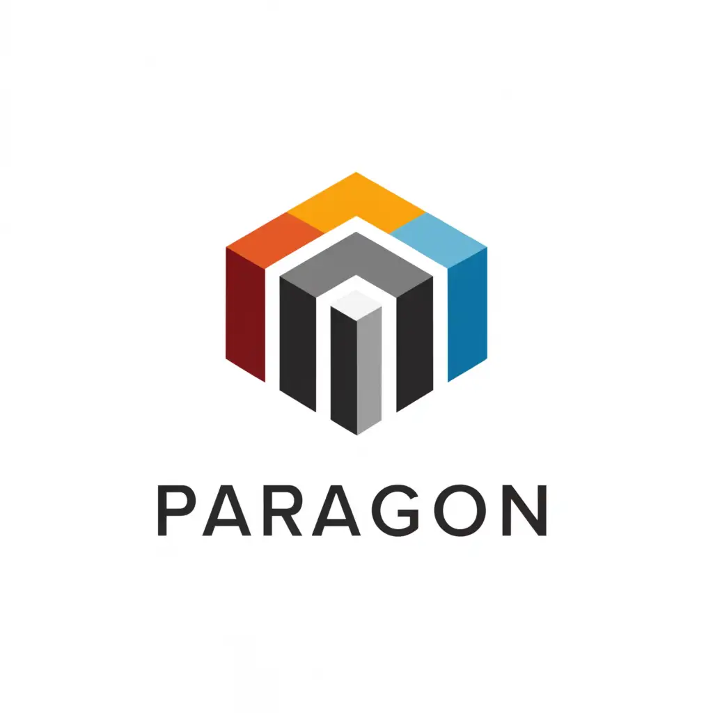 LOGO-Design-For-Paragon-Education-Minimalistic-Geometric-Symbol-for-Beauty-Spa-Industry