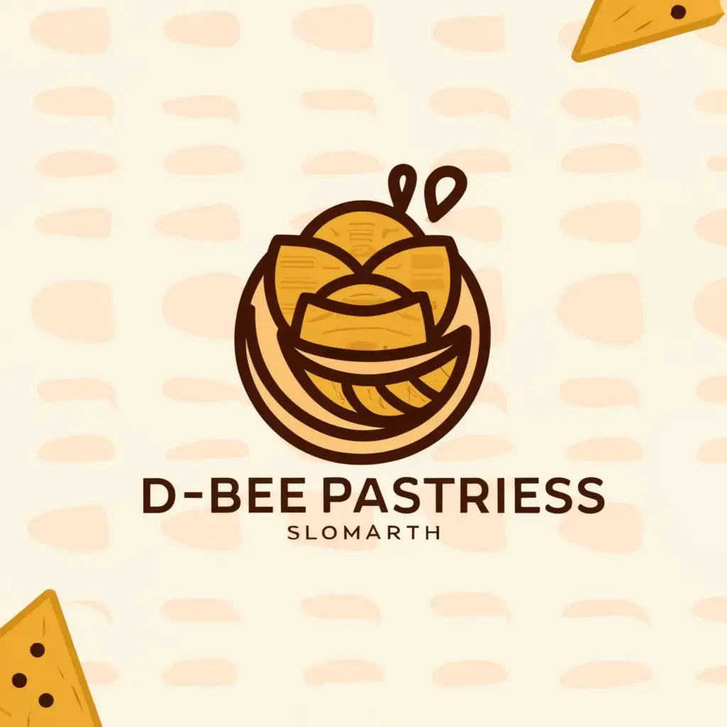 LOGO-Design-for-DBee-Pastries-Minimalistic-Chips-as-Pastries-on-Clear-Background