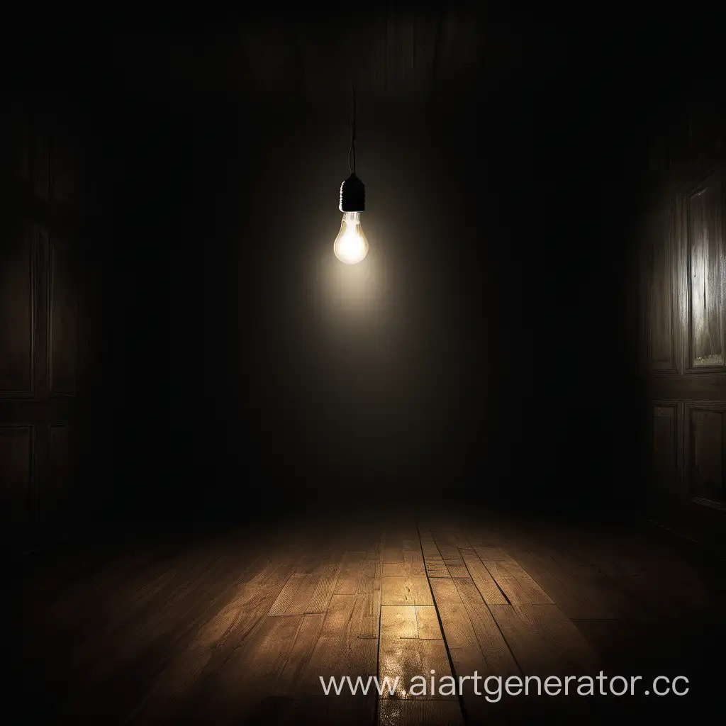 Ethereal-Illumination-in-a-Dark-Wooden-Chamber