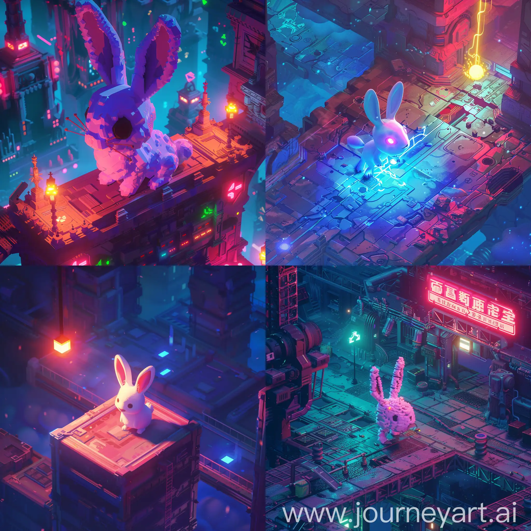 Majestic-Rabbit-in-Cloudcore-Aerial-View-2D-Platformer-Game-Item