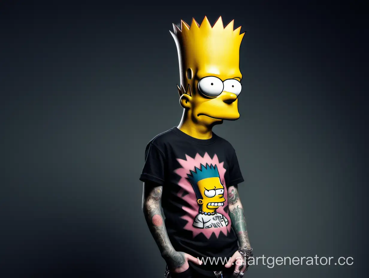 Rebellious-Bart-Simpson-with-Punk-Youth-Style-and-Tattoos