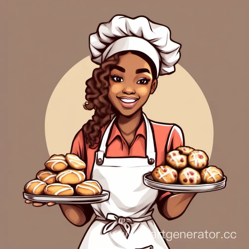 LightSkinned-Baker-Girl-Holding-Freshly-Baked-Goods