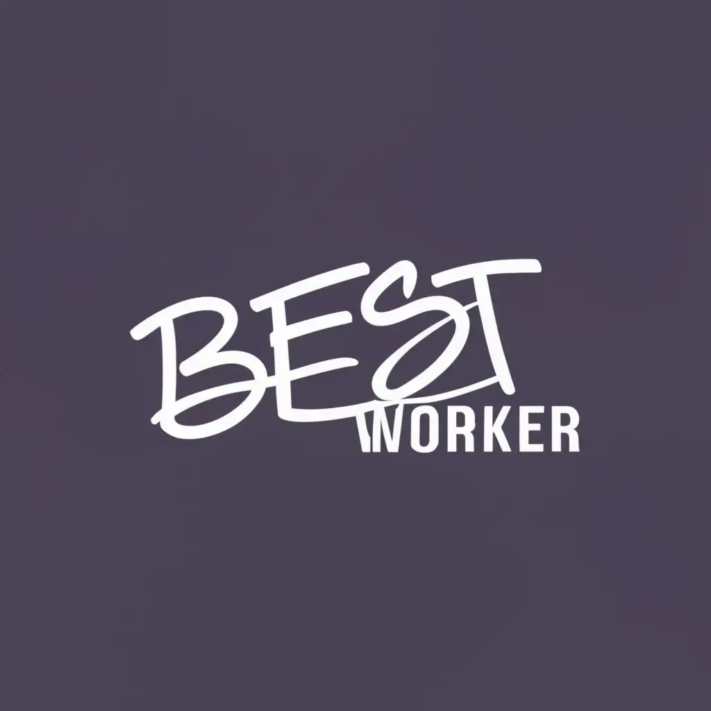 logo, best worker 2024, with the text "best worker 2024", typography, be used in Sports Fitness industry