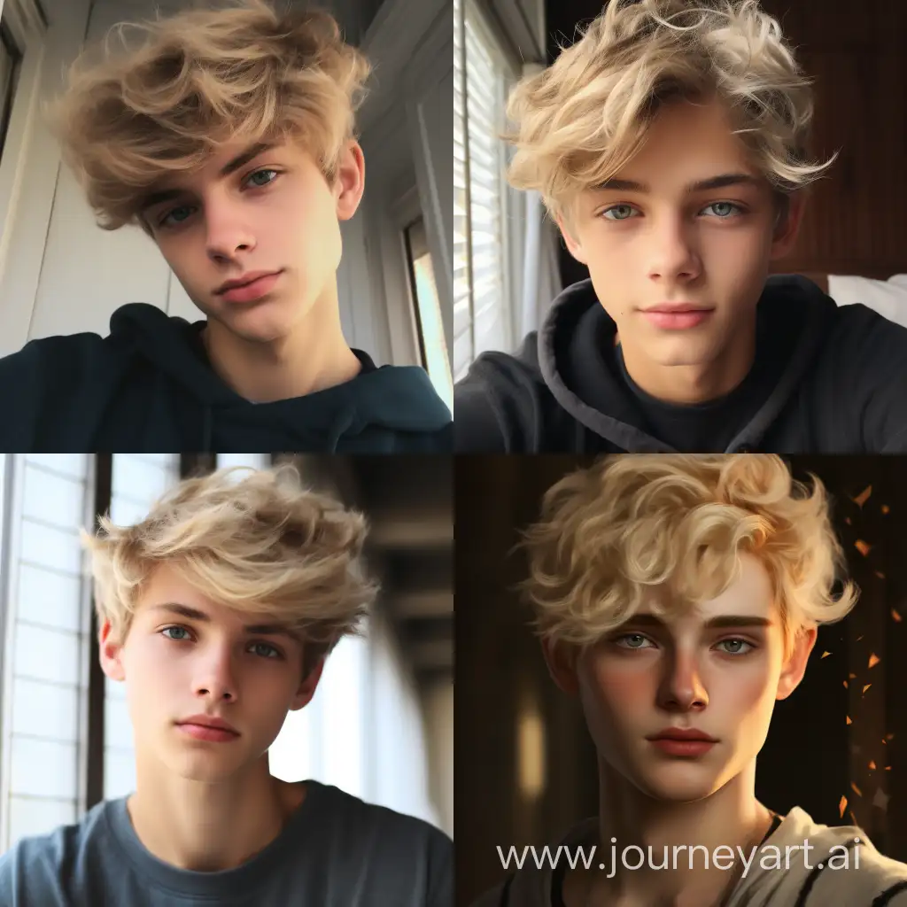Caring-Blond-Teen-Portrait-of-a-Kind-and-Loyal-Young-Man