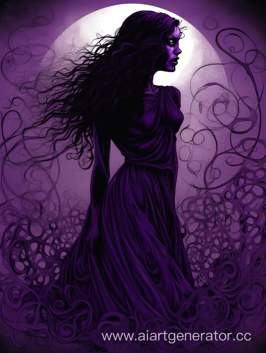 Enigmatic-Dance-of-VioletBlack-Shadows-Mesmerizing-Poetry-in-AI-Art