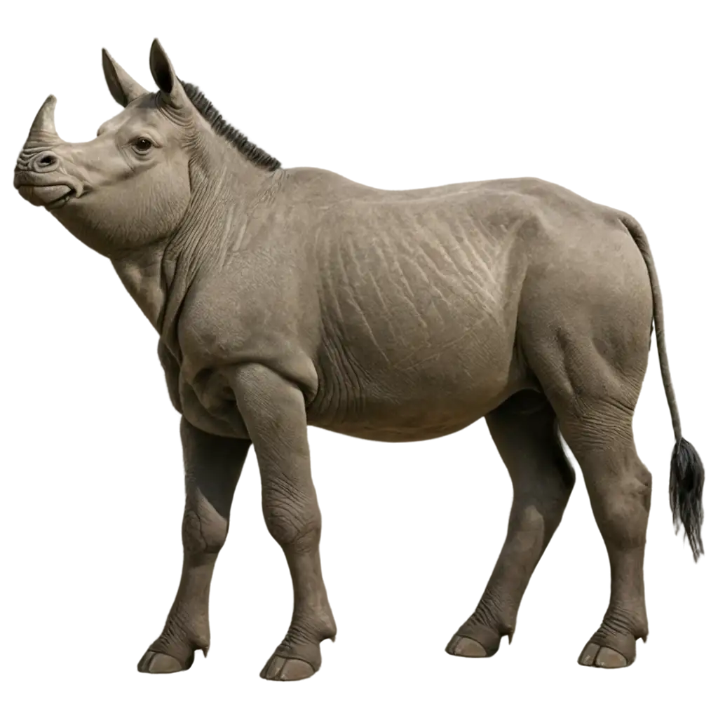 Exquisite-Rhino-PNG-Image-Captivating-Wildlife-Illustration-in-HighQuality-Format