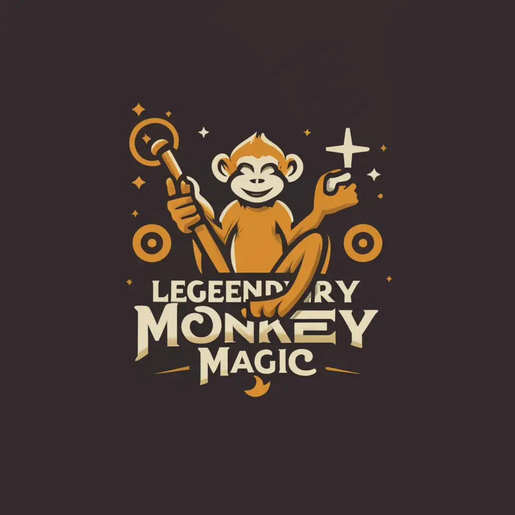 LOGO-Design-for-Legendary-Monkey-Magic-Minimalistic-EducationThemed-Design-with-Clear-Background