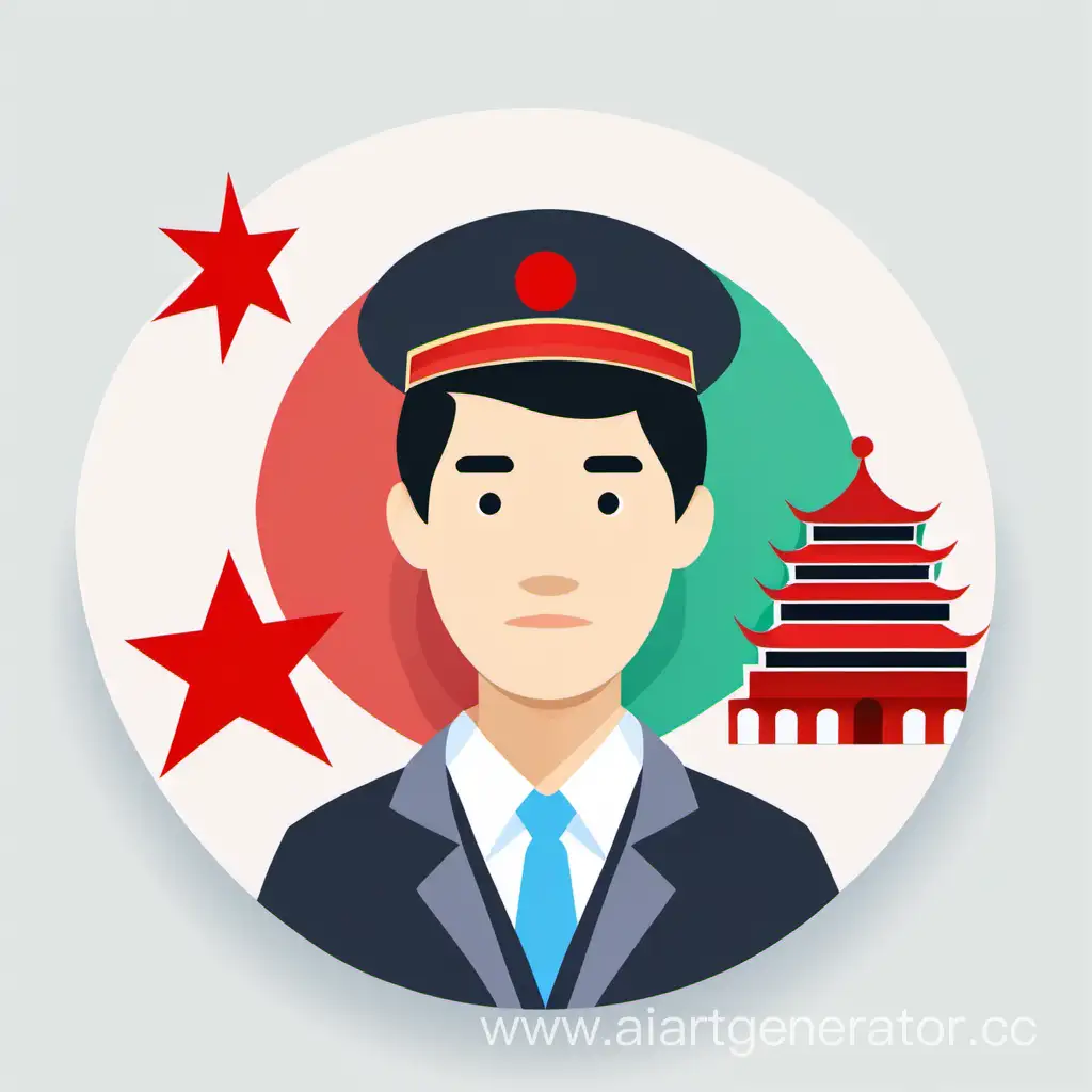 Иконка для китайского приложения для поиска работы для стажёров 