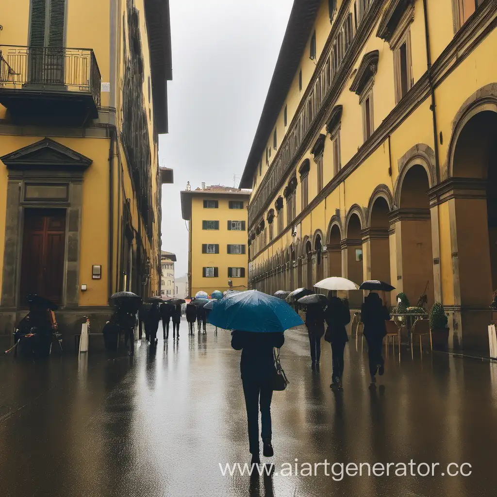 Италия, Флоренция, дождь, холодная погода, весь день в отеле