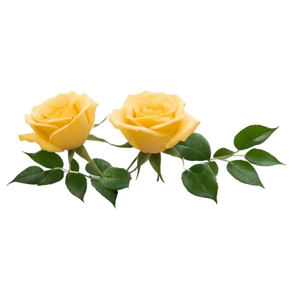 Exquisite-PNG-Image-of-Vibrant-Yellow-Roses-Enhance-Your-Visual-Content-with-HighQuality-PNGs