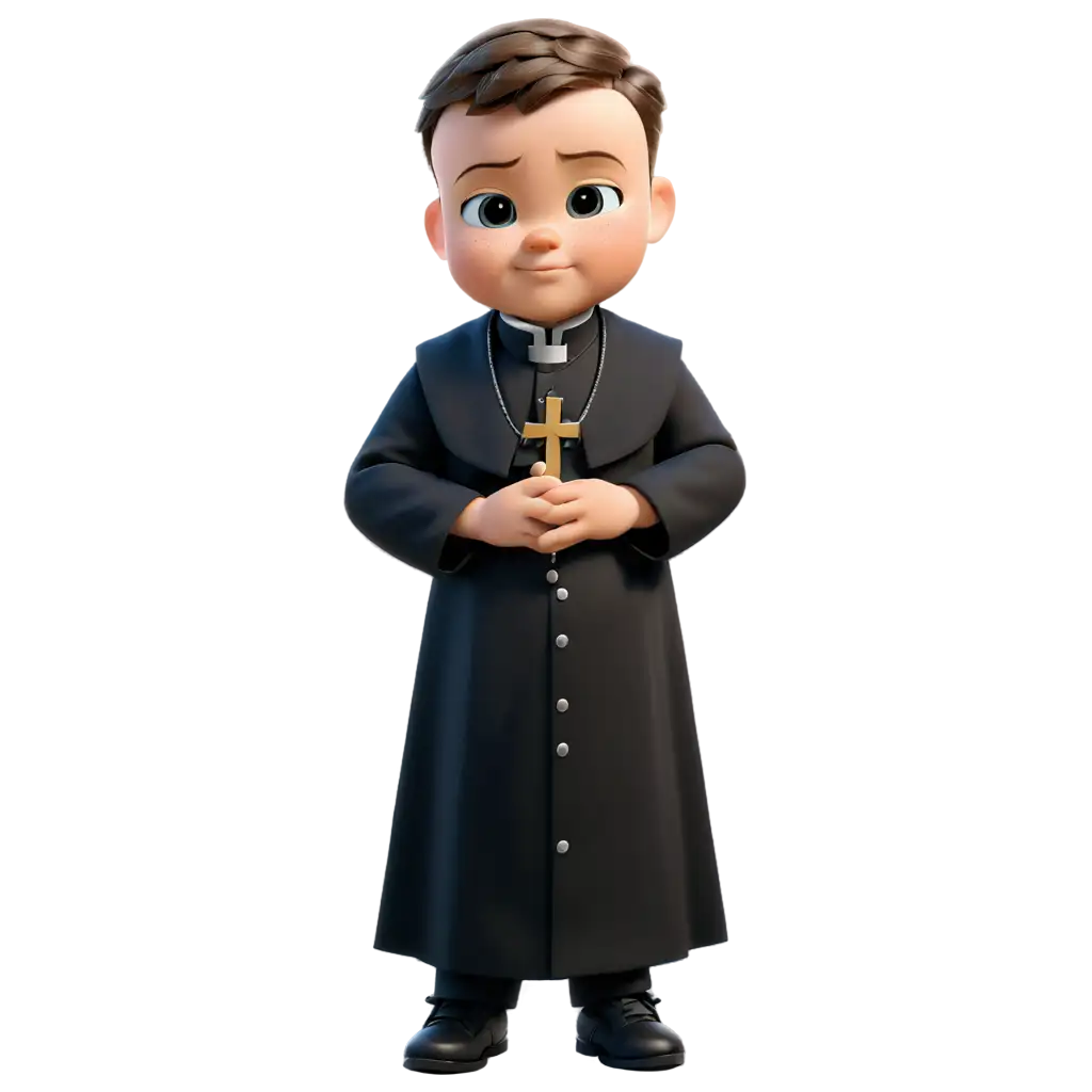 Boss-Baby-in-Priest-Vestment-Unique-PNG-Image-for-Memes-Blogs-and-Social-Media