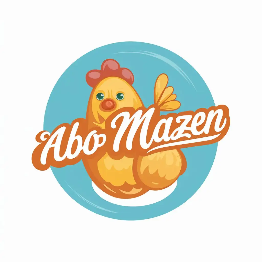 LOGO-Design-For-Abo-Mazen-Rustic-Chicken-Eggs-with-Custom-Typography