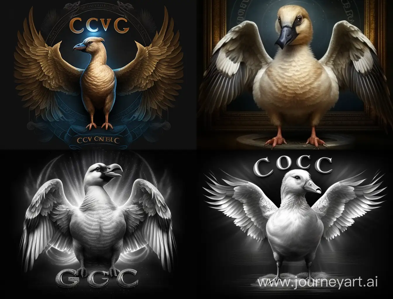 Heavenly-Muscular-Goose-Comforts-Crying-Mini-Pig-with-Emblem