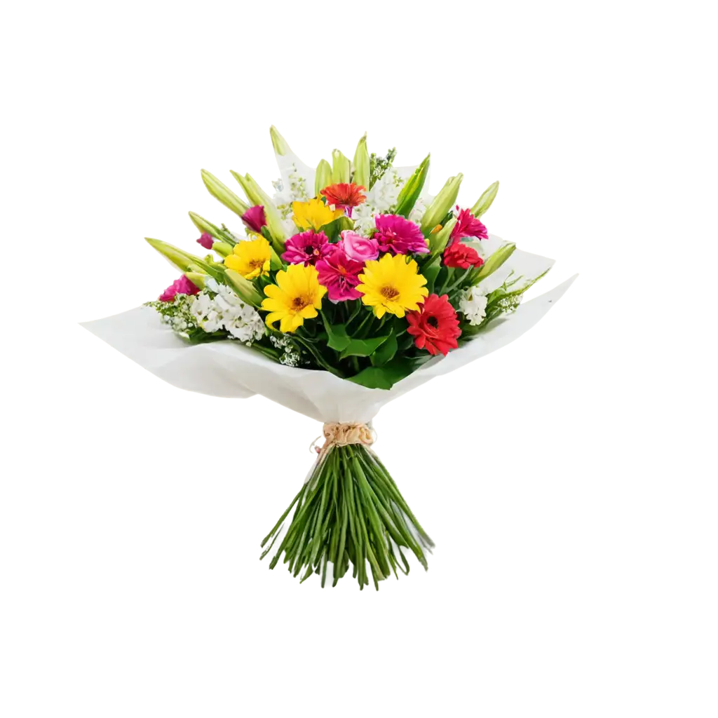 Exquisite-PNG-Bouquet-Fresh-Beautiful-Random-Color-Flowers-Captured-in-Stunning-Clarity