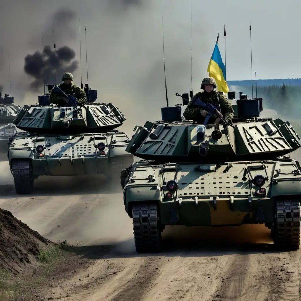 Ukrainian Armed Forces Demonstrating Strength