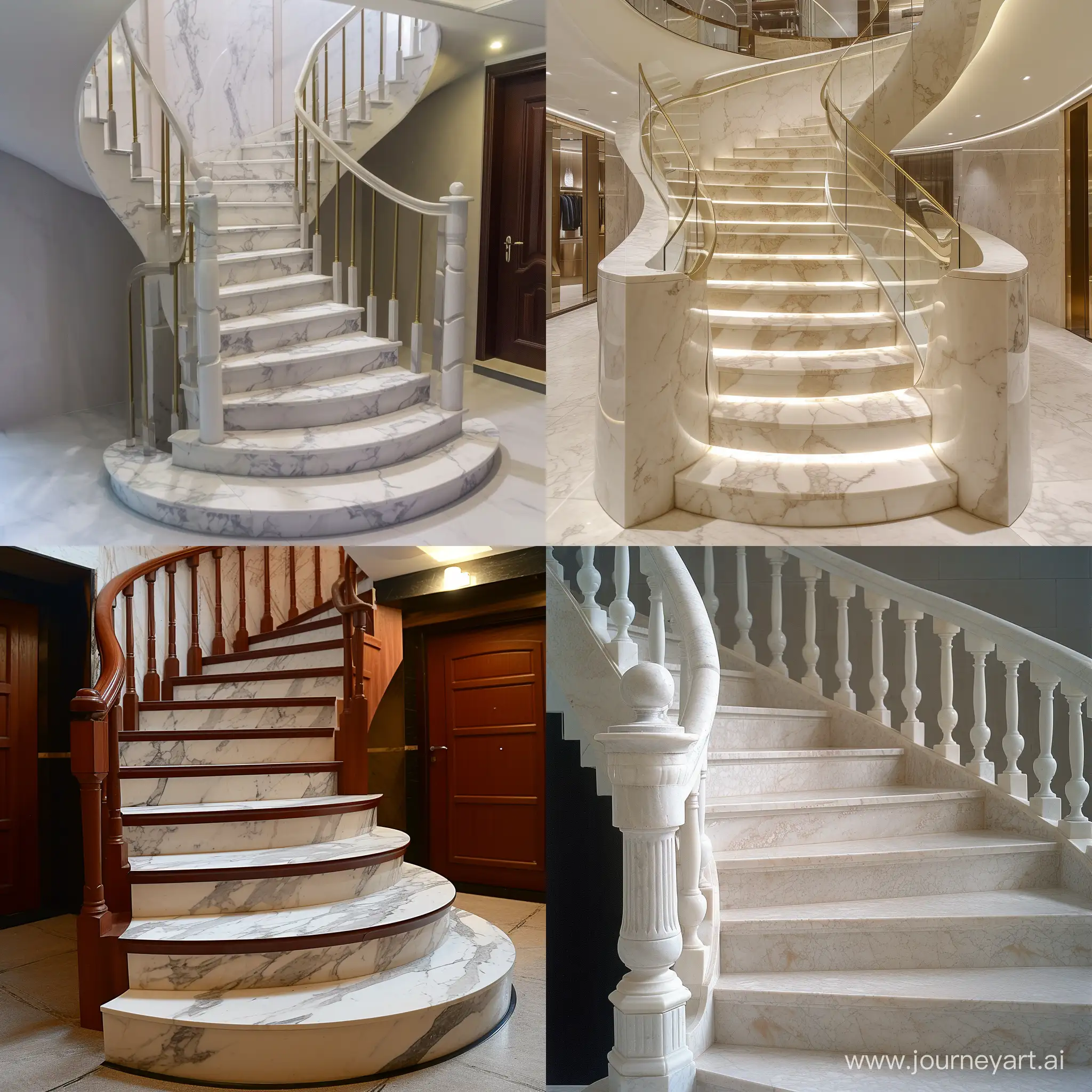 Elegant-Marble-Rotating-Staircase-Balustrades
