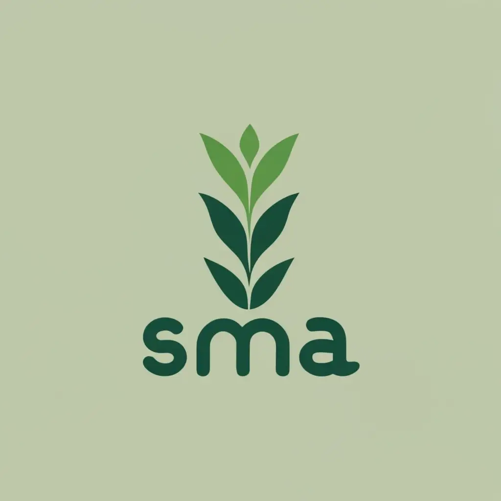 logo, SUGAR CANE, PLANT, with the text "SMA", typography, be used in Retail industry