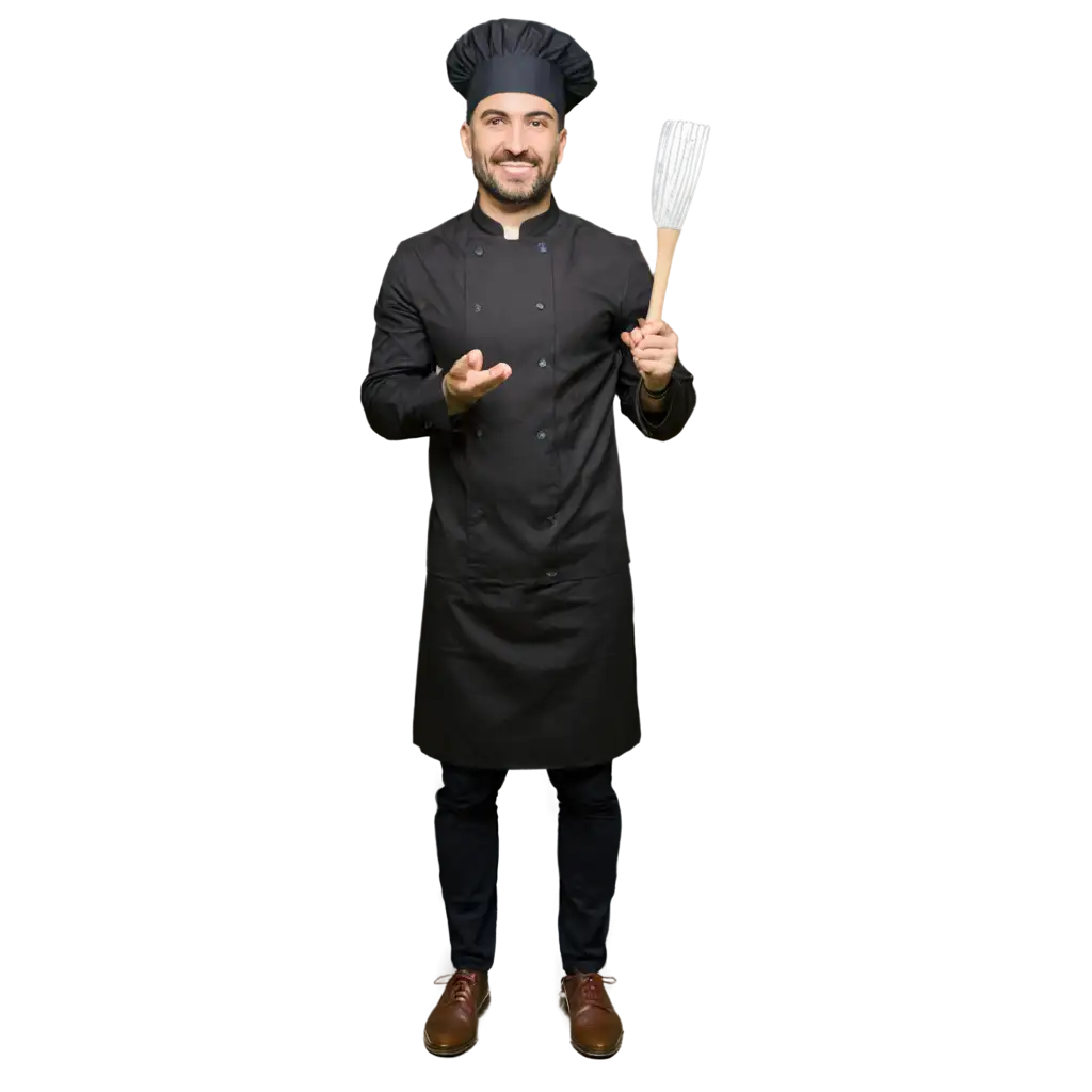 Armenian cook in a chef's hat фотореализм