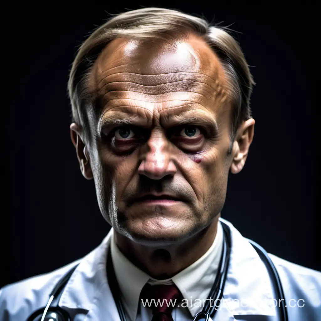 Donald-Tusk-Portrayed-as-Doctor-Mengele-Controversial-Political-Art