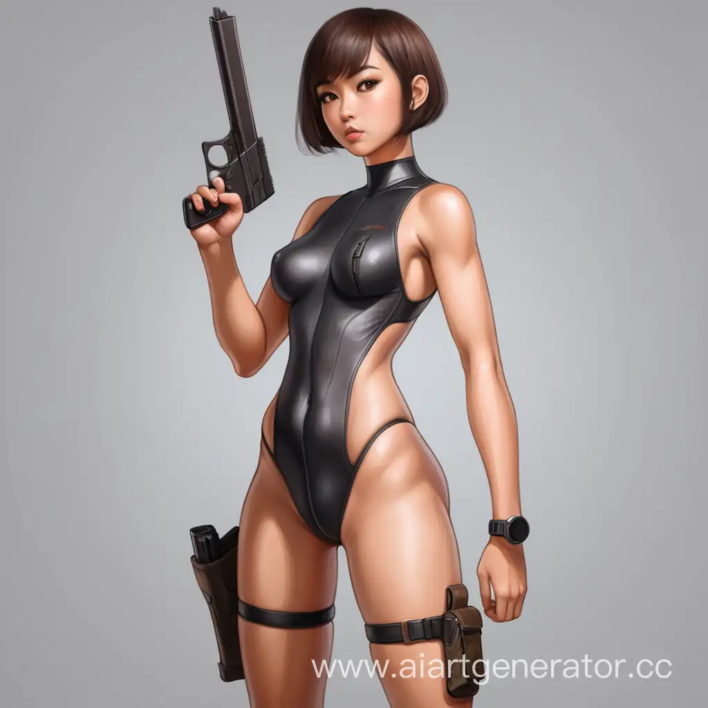 Futuristic-Asian-Woman-in-Tactical-Attire-with-Firearm
