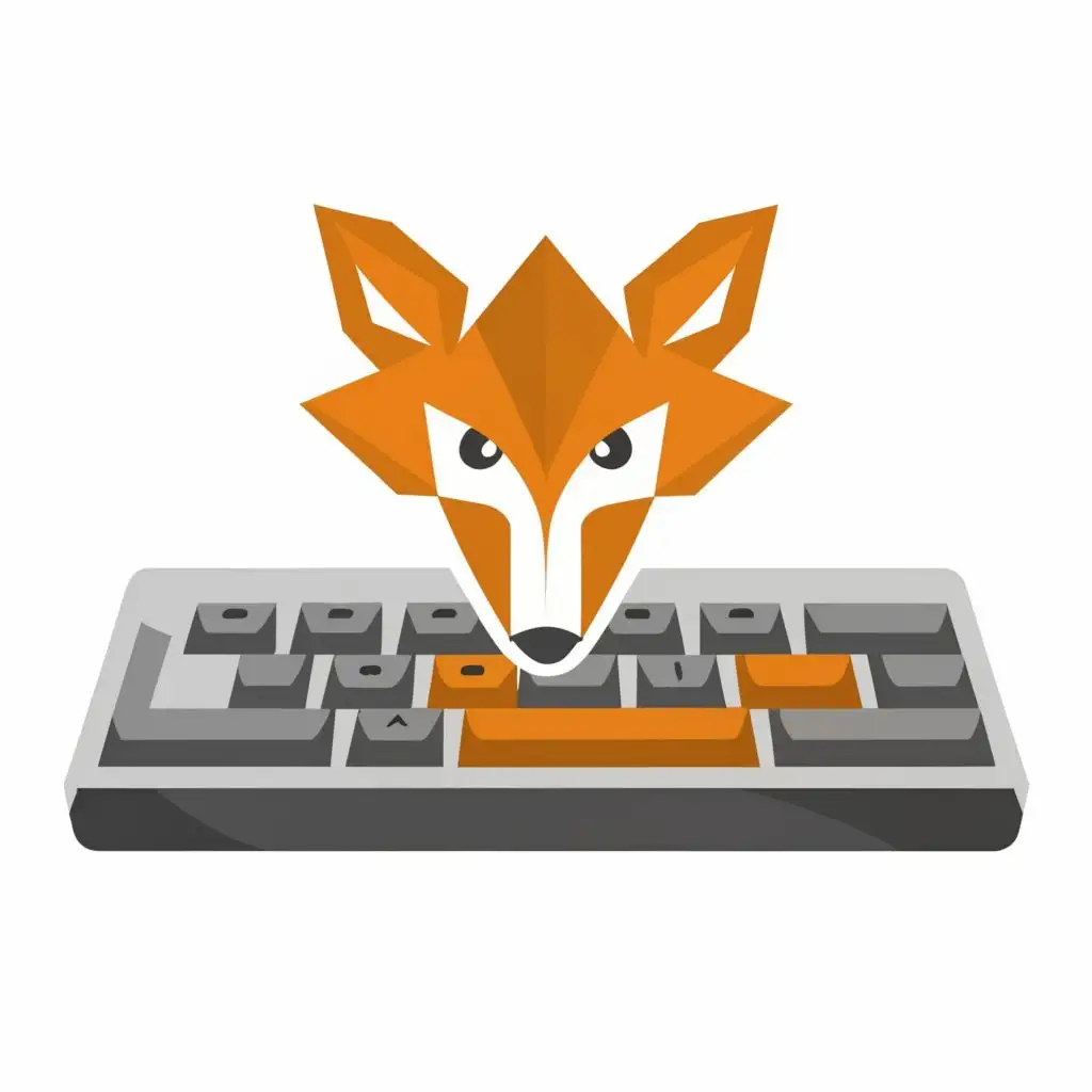 logo, Bad Fox, Keyboard, with the text "M", typography, be used in Technology industry