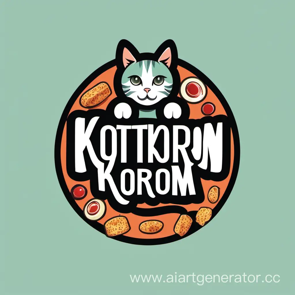 Логотип для бренда кошачьего корма "КотиКорм"