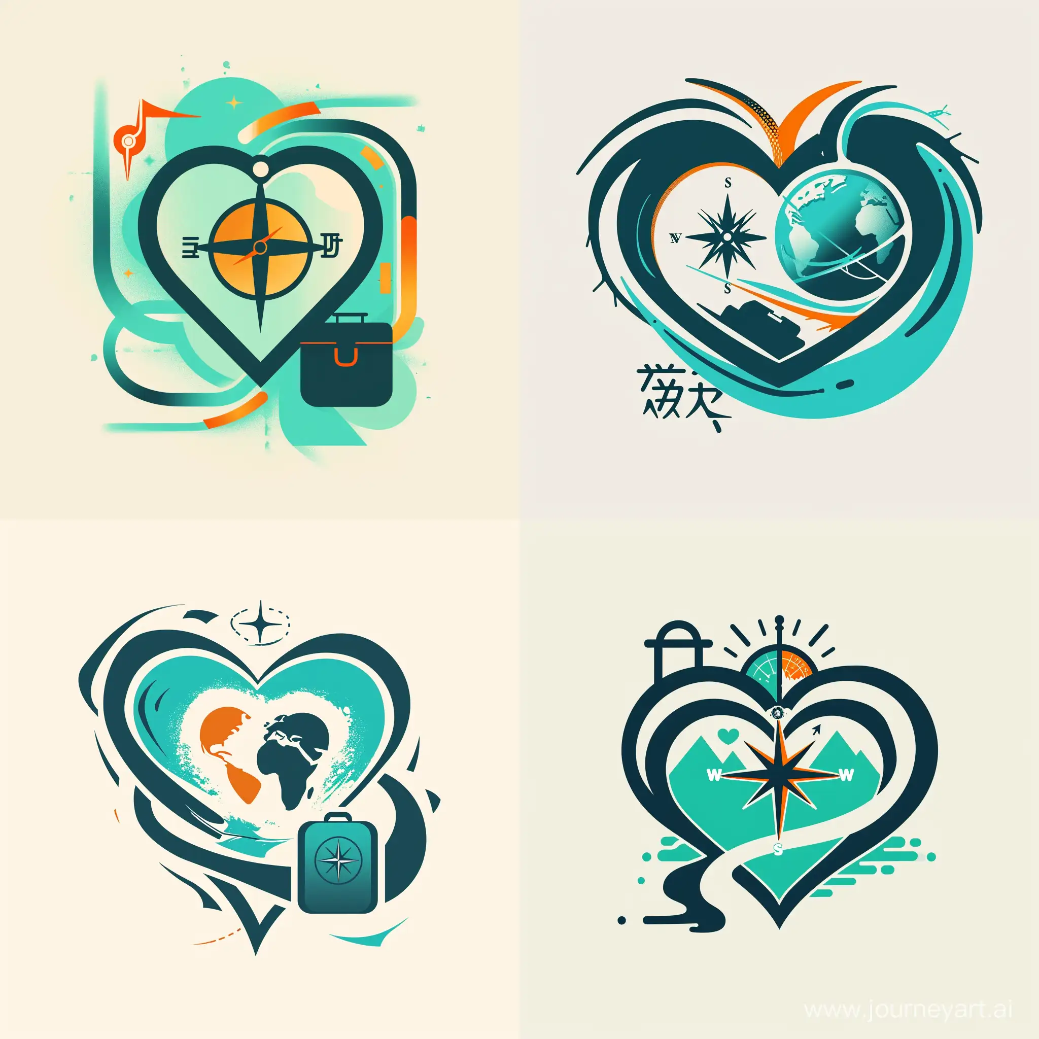 Tranquil-Travel-Heartshaped-Logo-with-Compass-and-Suitcase