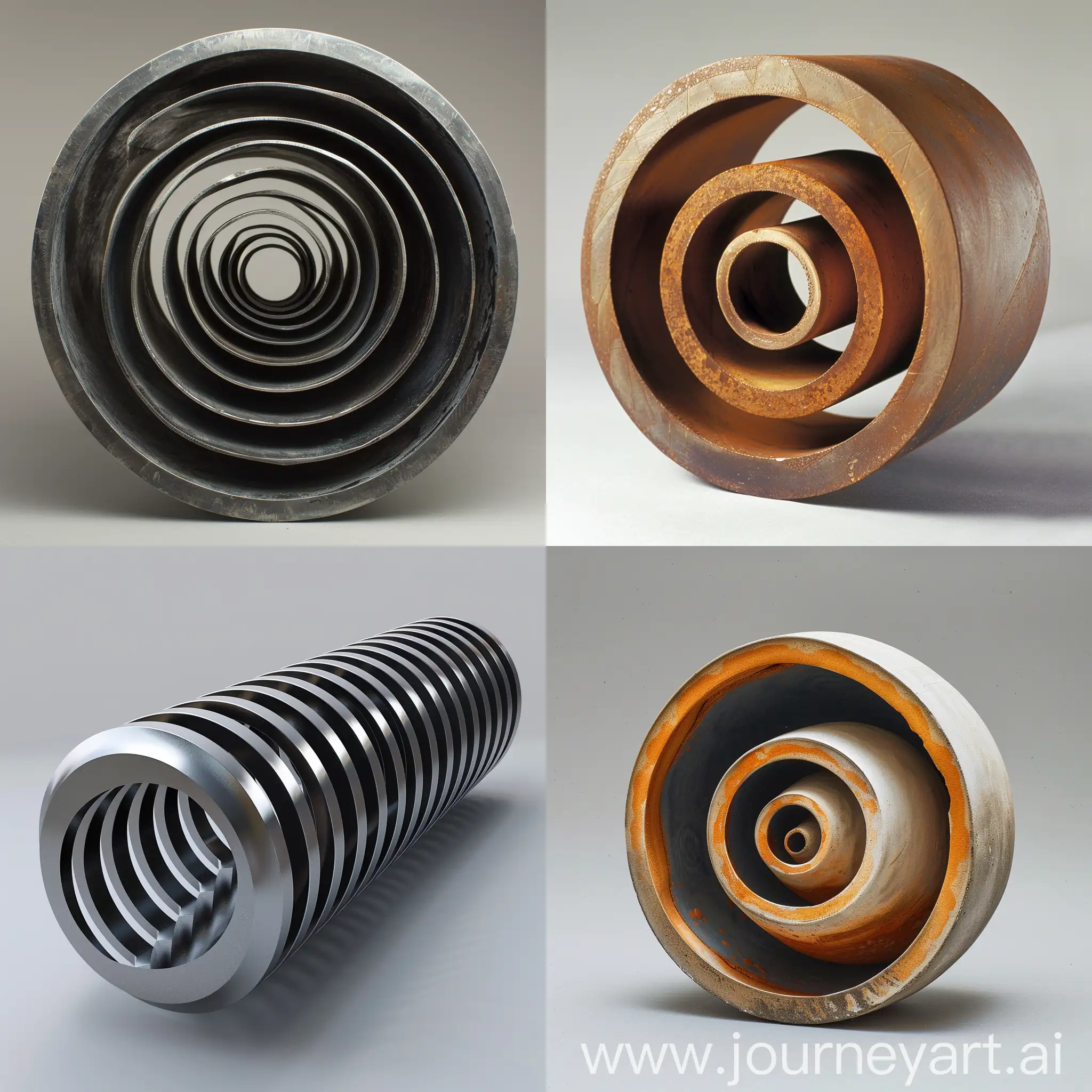 Spiraling-Flat-Cylinder-with-Internal-Channel-Creative-3D-Visualization
