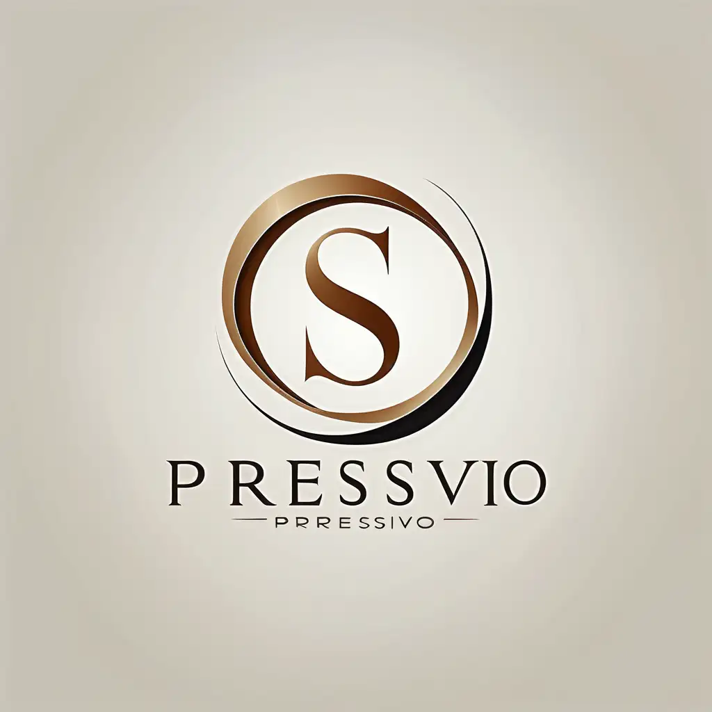 "S" pressivo logo simple and elegant