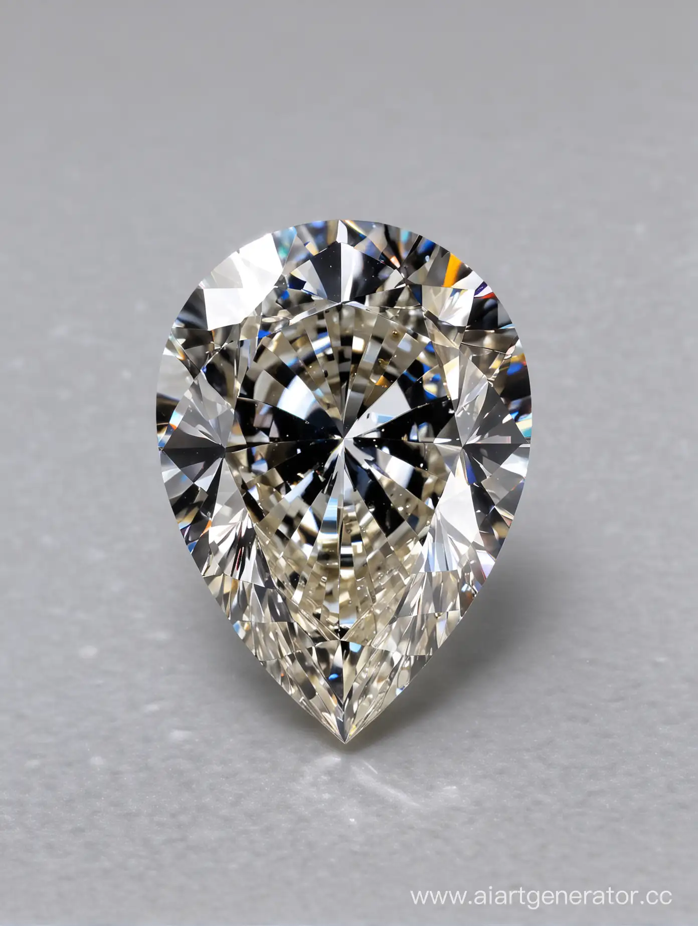 Exquisite-PearCut-CVD-Diamond-Sparkling-with-Brilliance