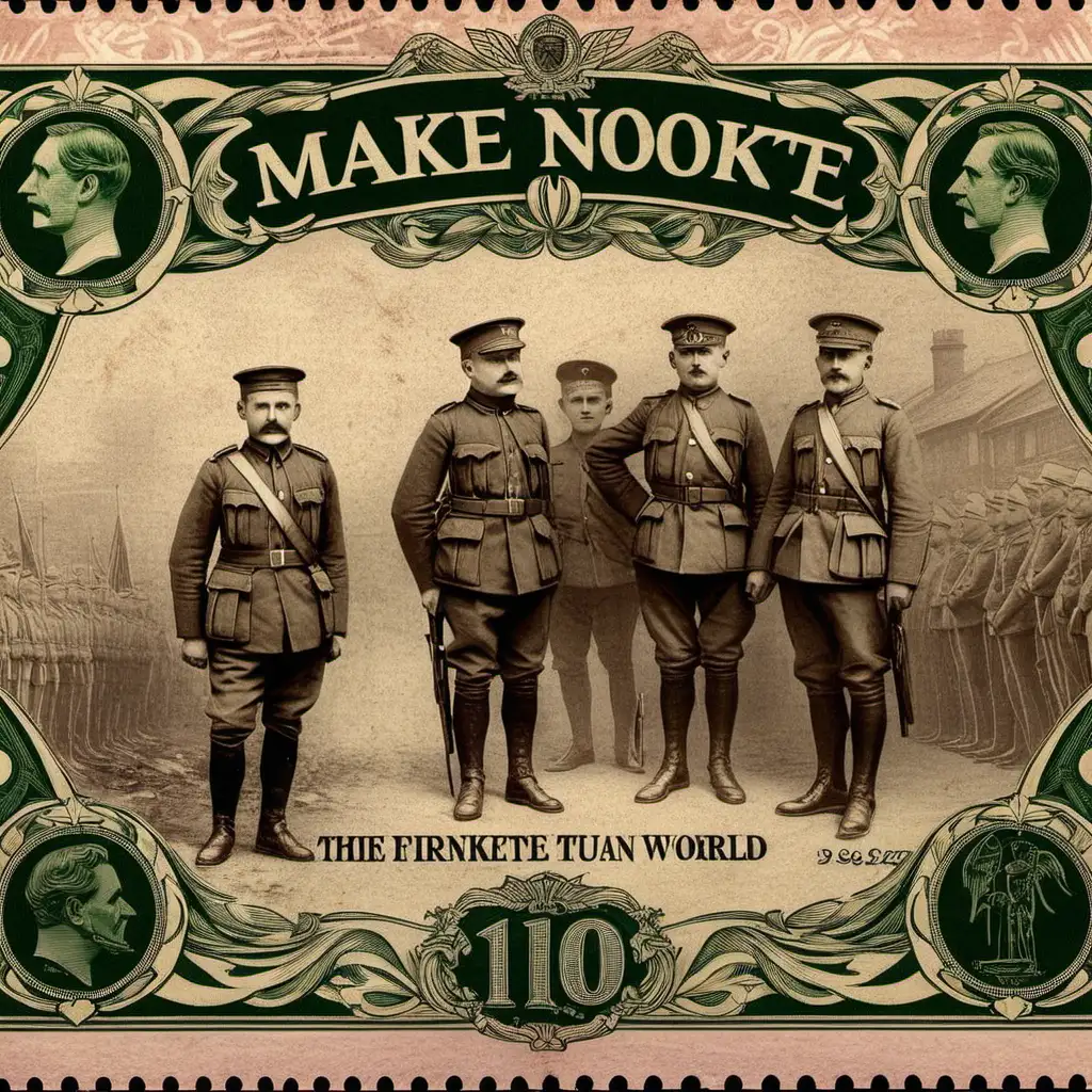 make a banknote from the first world war
