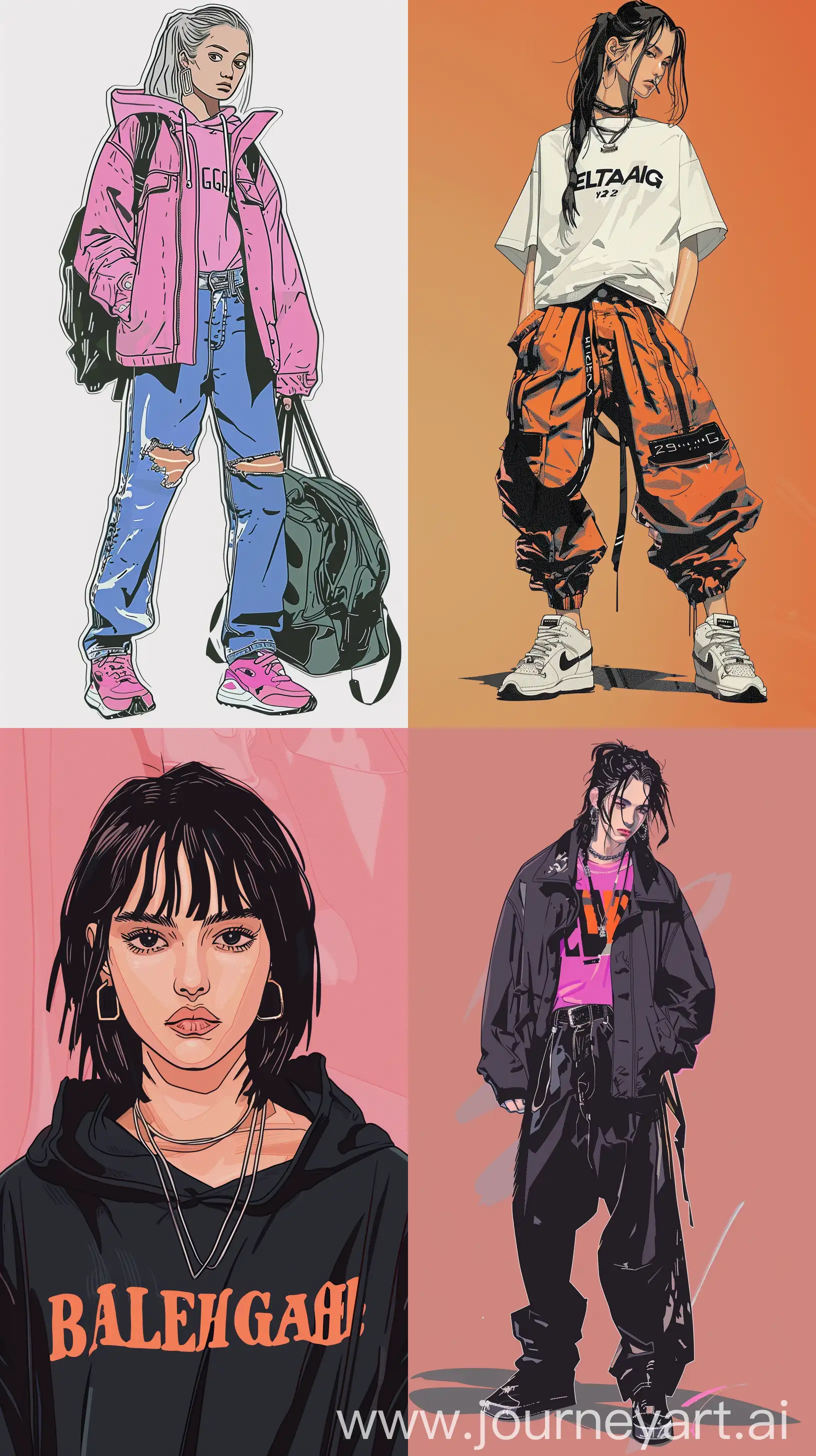 Aesthetic-Anime-Sticker-Design-Featuring-Balenciaga-and-Y2K-Elements