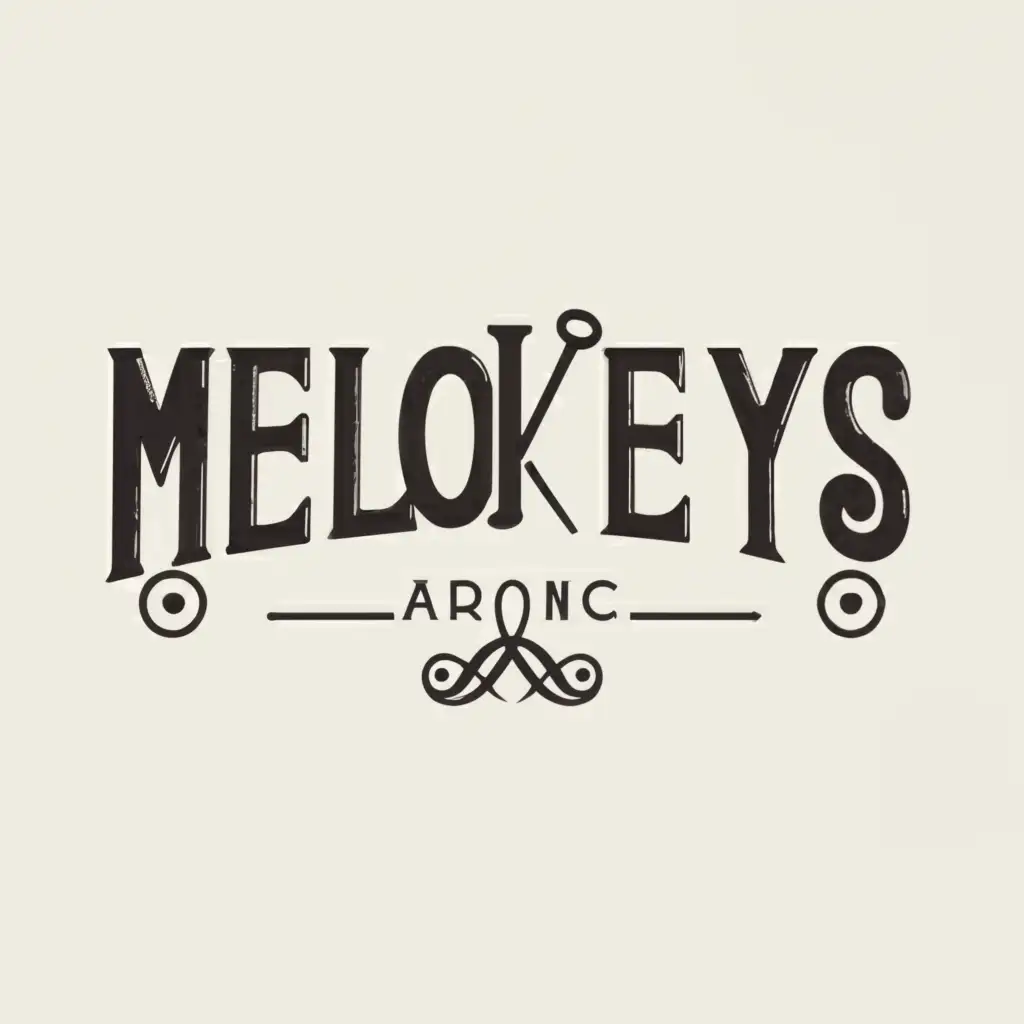 a logo design,with the text "MeloKeys Harmonics", main symbol:MeloKeys Harmonics,Moderate,clear background